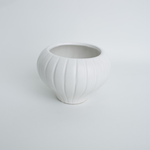 [111996] Vase blanc petit